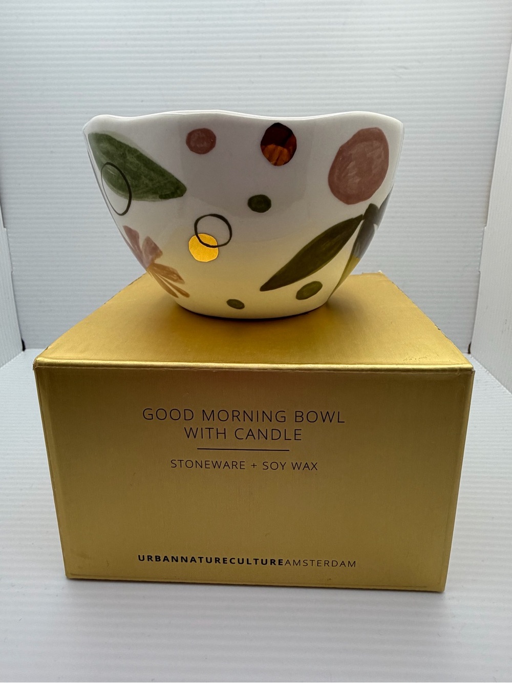 Urban Nature Culture Amsterdam Good Morning Bowl With Candle